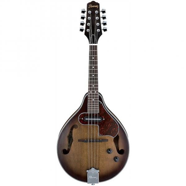Custom Ibanez M510E A-Style Acoustic Electric Mandolin - Open Pore Vintage Sunburst #1 image