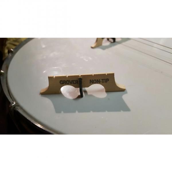 Custom N.O.S. Grover &quot;Non-tip&quot; 5-string Banjo Bridge 5/8&quot; Height, Doesn't Fall Over! #1 image