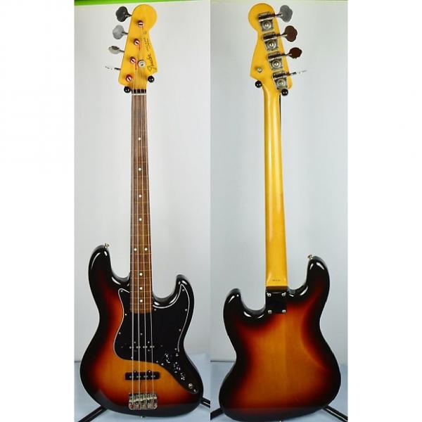 Custom Fender JB62 Reissue Jazz Bass MIJ FRETLESS 2000 3 Tone Sunburst #1 image
