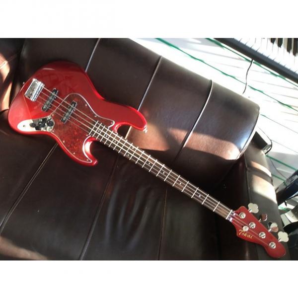 Custom Tokai Jazz Sound J type bass 2016 Candy Apple Red #1 image