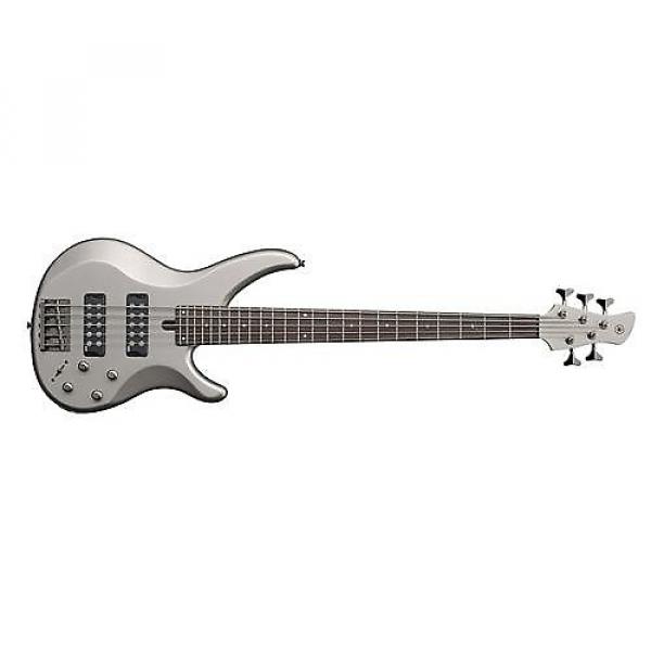 Custom Yamaha TRBX305 5-String Bass Guitar (Pewter) #1 image