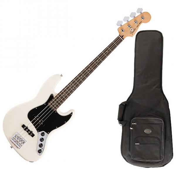 Custom Fender 014-3510-305 Olympic White Deluxe Active J Bass Guitar #1 image