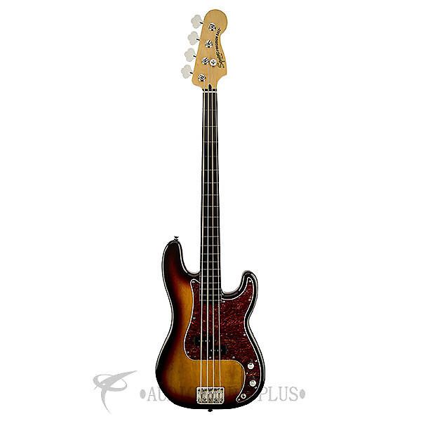 Custom Fender Squier Vintage Modified Precision Fretless Ebonol Electric Bass 3Color Sunburst - 0306808500 #1 image