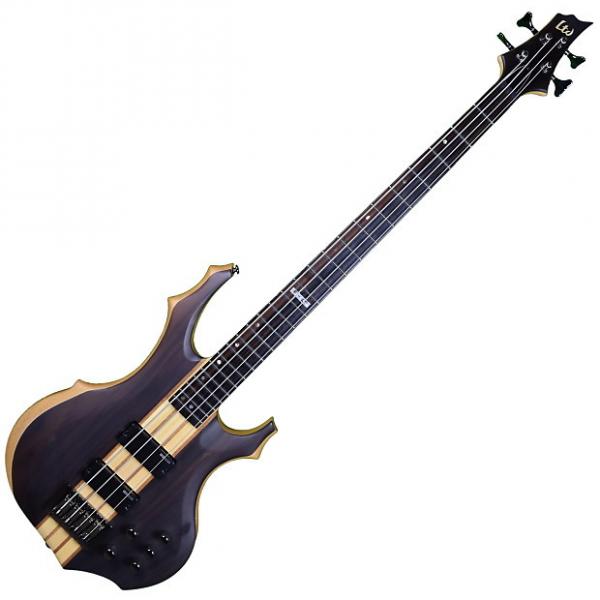 Custom ESP LTD F-4E Bass in Natural Stain B-Stock #1 image