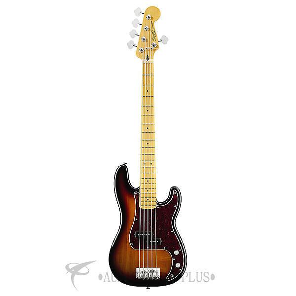 Custom Fender Squier Vintage Modified Precision Maple Fingerboard 5-String Electric Bass Guitar #1 image