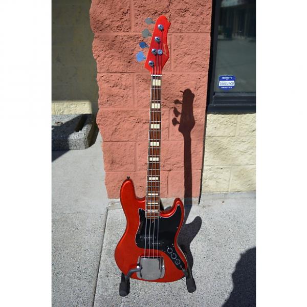 Custom Harmony PJ-Style bass 1970 Red Sparkle #1 image