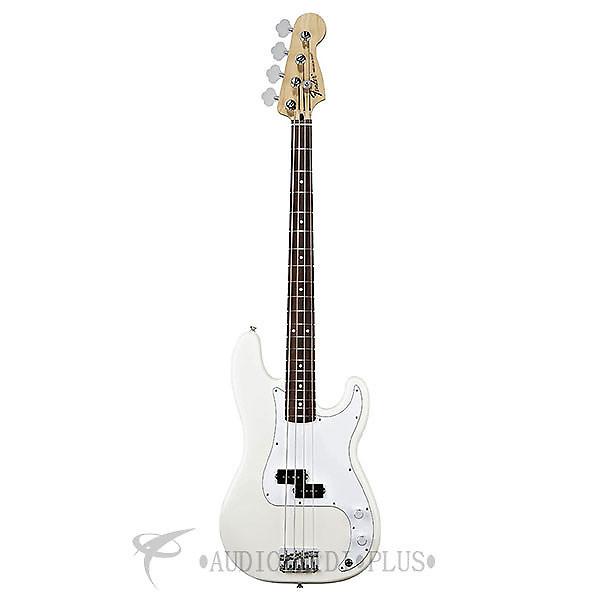 Custom Fender Standard Precision Rosewood Fingerboard Electric Bass Arctic White - 0146100580 #1 image