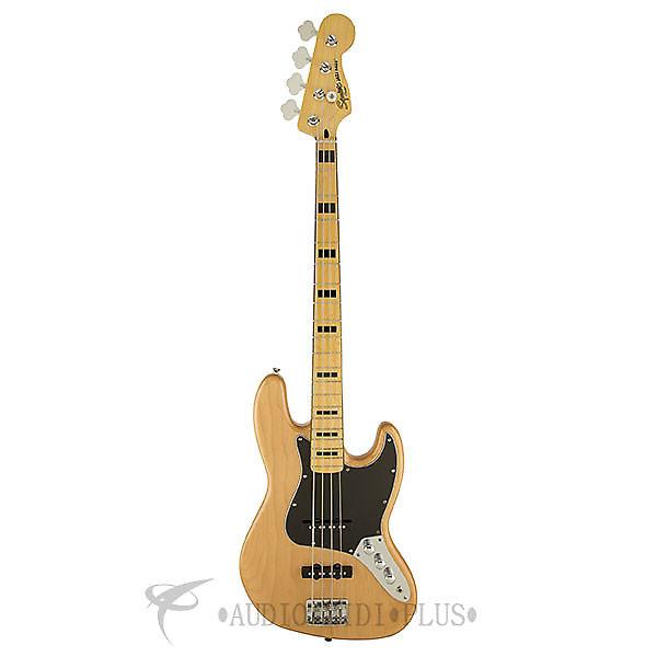 Custom Fender Squier Vintage Modified Jazz 70s Mapl FB Electric Bass  Natural - 0306702521 - 885978322718 #1 image