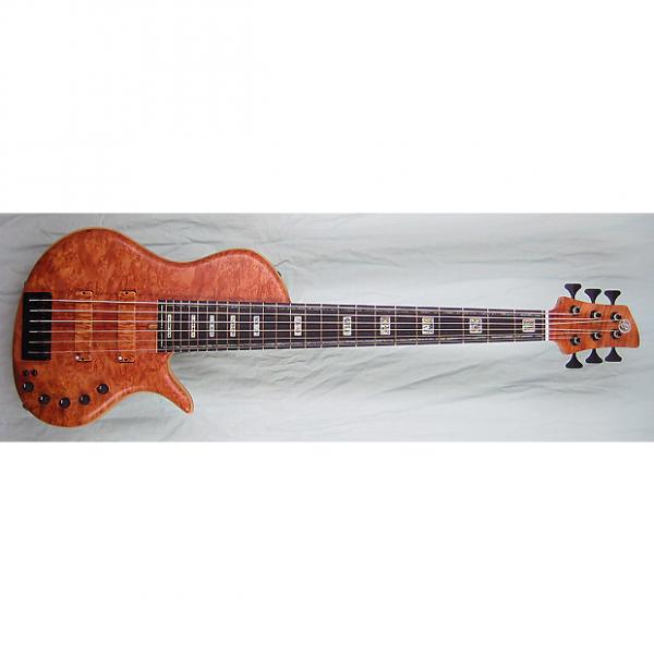 Custom Elrick Handcarved e-volution 6-String Bass Guitar, Master Series, Gabon Ebony Fingerboad #1 image