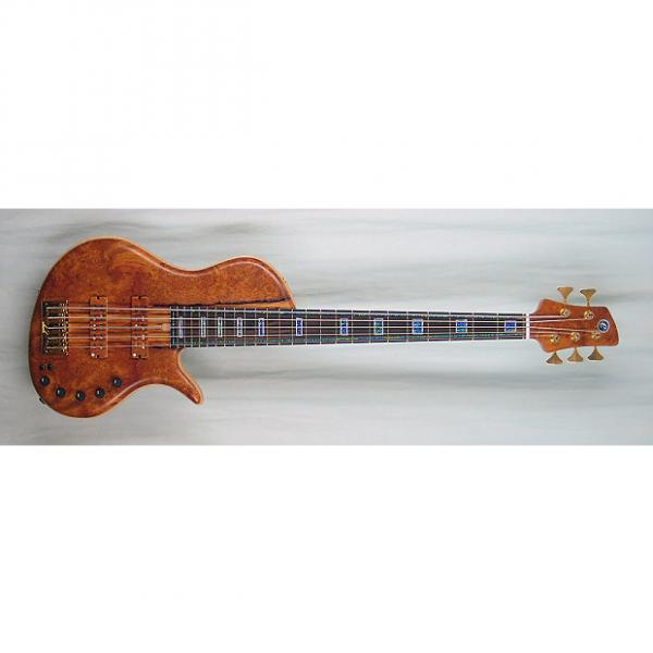 Custom Elrick Handcarved e-volution 5-String Bass Guitar, Master Series, Macassar Ebony Fingerboad #1 image