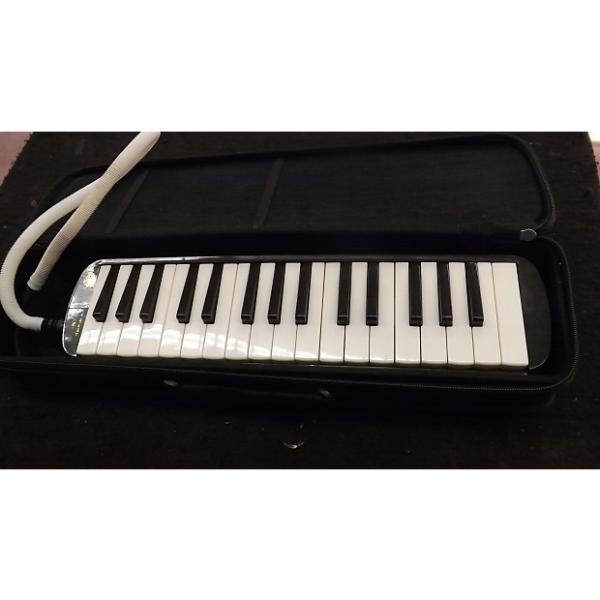 Custom Hohner 32 note Melodica with Case And Tube  2000's Black #1 image