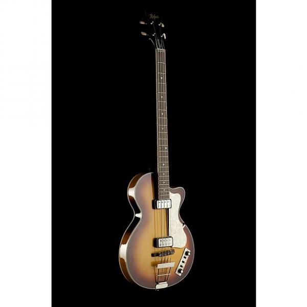 Custom Hofner Contemporary Club Bass Antique Brown Sunburst - Sunburst #1 image