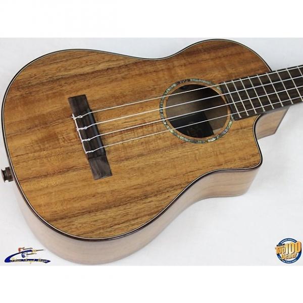 Custom Cordoba 35T-CE Acoustic-Electric Tenor Ukulele w/Gig Bag Solid Acacia NEW #30497 #1 image