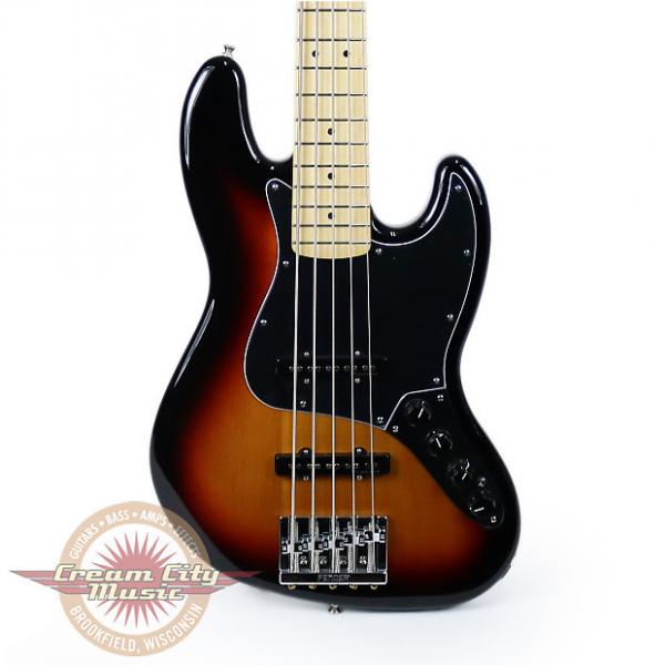 Custom Brand New Fender Deluxe Active Jazz Bass V Maple Fingerboard in 3 Color Sunburst Demo #1 image