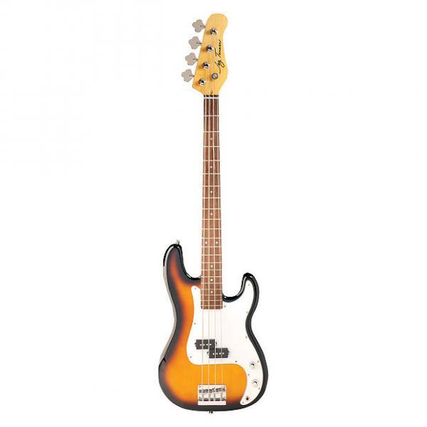 Custom Jay Turser JTB-400C Series Electric Bass Guitar, Tobacco Sunburst #1 image