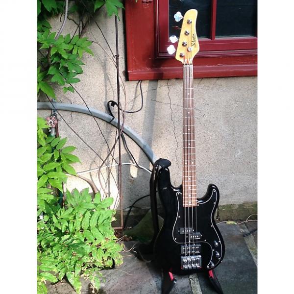 Custom Schecter Diamond Series electric bass 2014 black #1 image