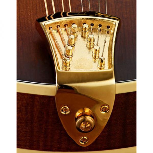 Custom NEW Complete Ashton Bailey AB-TP/G Gold Mandolin High mass Tailpiece w/ Matching Strap Pin &amp; Screws #1 image