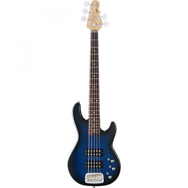 Custom G&amp;L Tribute Series L-2500 5 String Bass Guitar -Blue Burst- #1 image