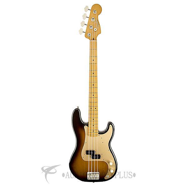 Custom Fender '50s Precision Maple Fingerboard Electric Bass 2 Color Sunburst - 0131702303 - 717669369828 #1 image
