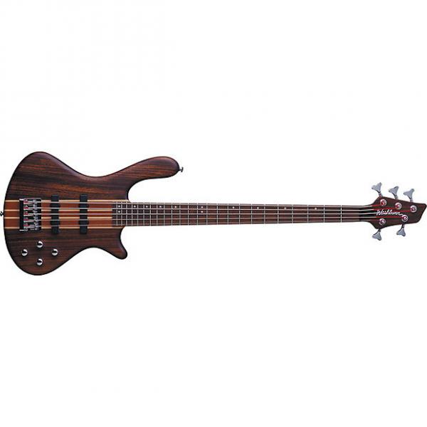 Custom Washburn T25NMK Taurus 5‑String Electric Bass Guitar w/ Gig Bag Natural Matte #1 image