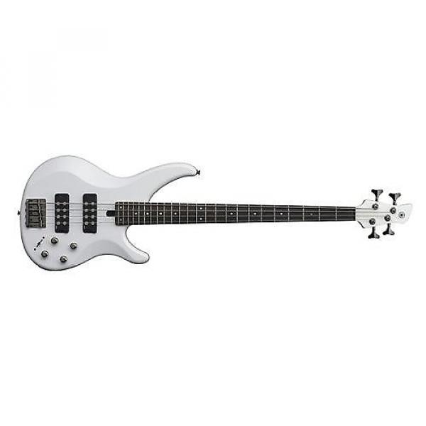 Custom Yamaha TRBX304 4-String Bass Guitar (White) #1 image