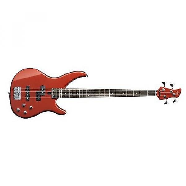 Custom Yamaha TRBX204 4-String Bass Guitar (Red) #1 image