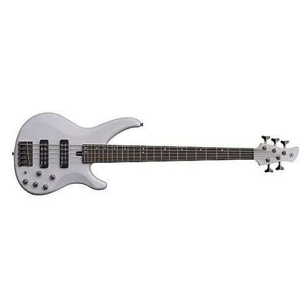 Custom Yamaha TRBX505 5-String Electric Bass Guitar (Translucent White) #1 image