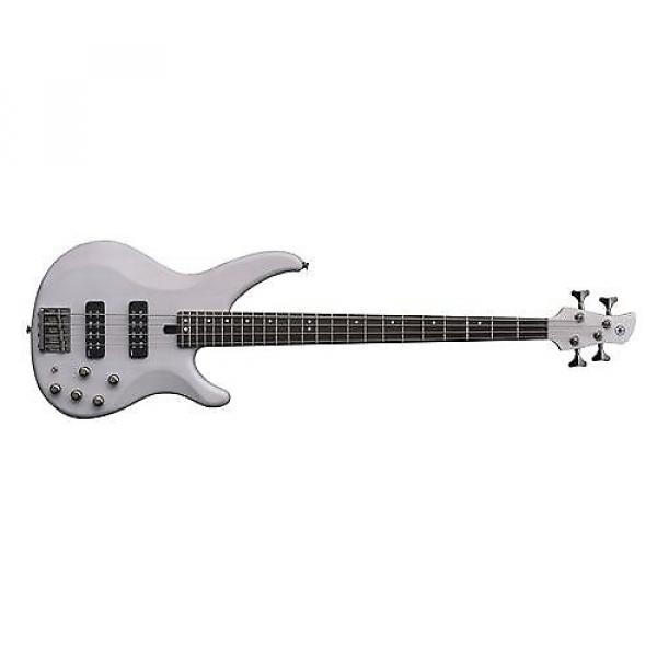 Custom Yamaha TRBX504 4-String Premium Bass Guitar (Trans White) #1 image