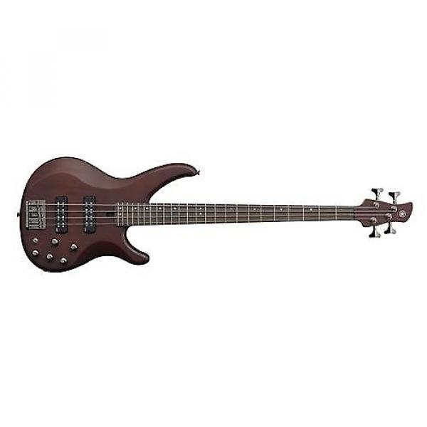 Custom Yamaha TRBX504 4-String Premium Bass Guitar (Trans Brown) #1 image