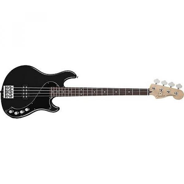 Custom Fender Deluxe Dimension Bass IV (Rosewood Fingerboard, Black) #1 image