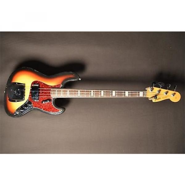 Custom Fender Vintage 1966 Jazz Bass Vintage Sunburst All Original Electric Bass Guitar (SN:173773) #1 image