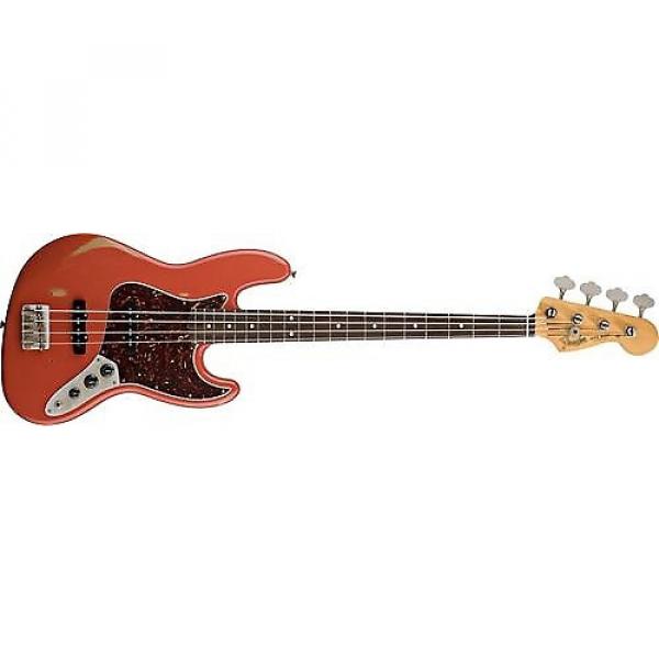 Custom Fender Road Worn '60s Jazz Bass (Fiesta Red) #1 image
