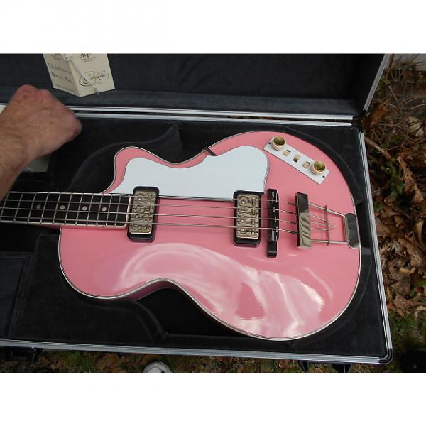 Custom Hofner Club Bass 500/2 Custom Shop Bubblegum Pink #1 image