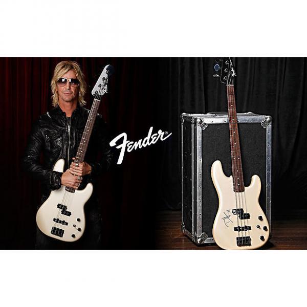 Custom Fender Duff McKagan Precision Bass 2016 Pearl White #1 image