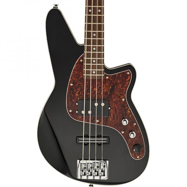 Custom Reverend Decision Electric Bass, Midnight Black #1 image