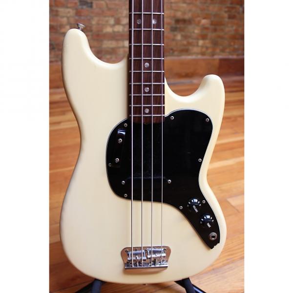 Custom Fender Musicmaster Bass 1978 White #1 image