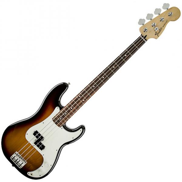 Custom Fender Standard Precision Bass Guitar Rosewood Brown Sunburst #1 image