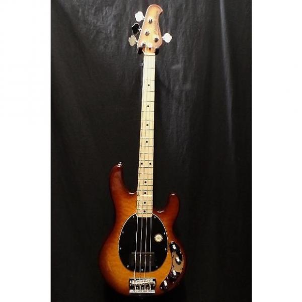 Custom Sterling by Music Man Ray 34QM-HB-M Electric Bass Guitar &amp; Gig Bag #3071 #1 image