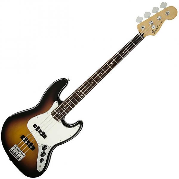 Custom Fender Standard Jazz Bass Guitar Rosewood Brown Sunburst #1 image
