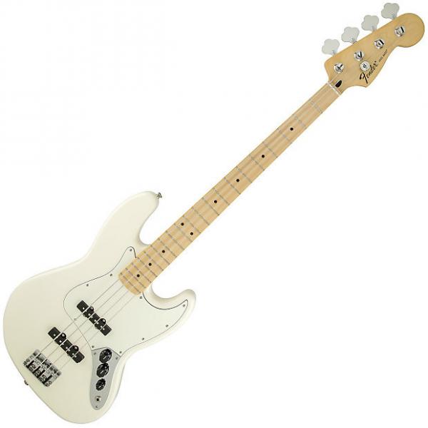 Custom Fender Standard Jazz Bass Guitar Maple Arctic White #1 image