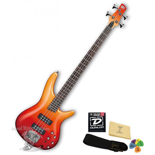 Custom Ibanez SR300E 4 String Bass Autumn Fade Metallic Finish #1 image