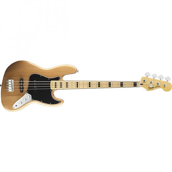 Custom Squier Vintage Modified  '70s Jazz Bass Guitar Natural #1 image