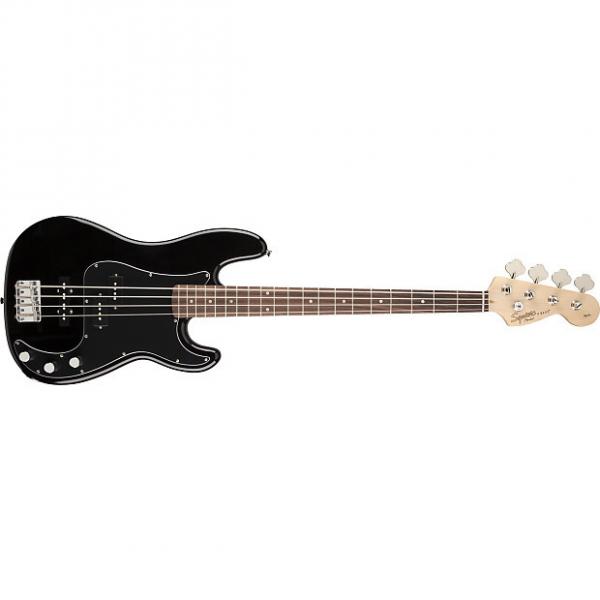 Custom Squier Affinity PJ Bass Guitar Black #1 image