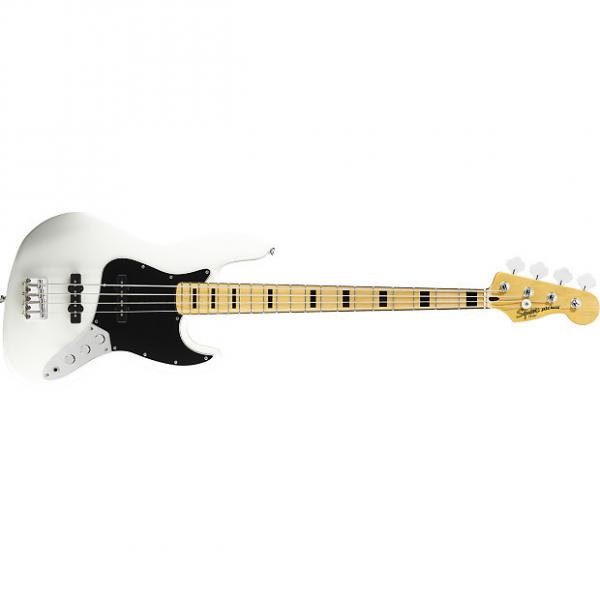 Custom Squier Vintage Modified  '70s Jazz Bass Guitar Olympic White #1 image