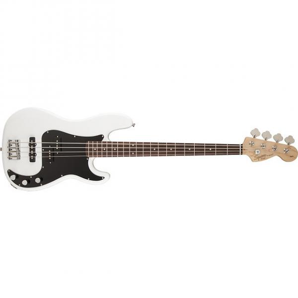 Custom Squier Affinity PJ Bass Guitar Olympic White #1 image