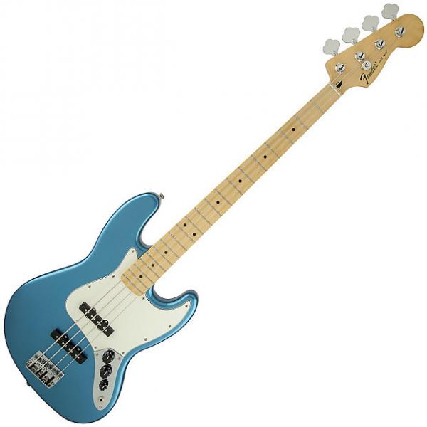 Custom Fender Standard Jazz Bass Guitar Maple Lake Placid Blue #1 image