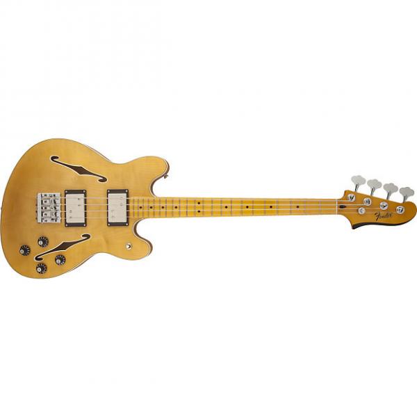 Custom Fender Starcaster Bass Guitar Natural #1 image