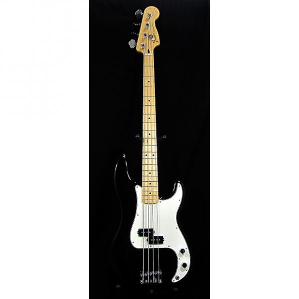 Custom Fender Standard Precision Bass Black Electric Bass Guitar #1 image