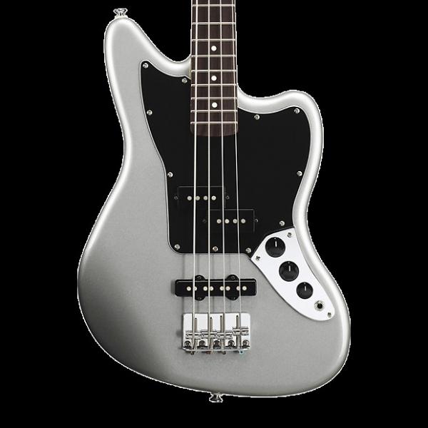 Custom Squier Vintage Modified Jaguar Bass Special Short Scale - Silver #1 image