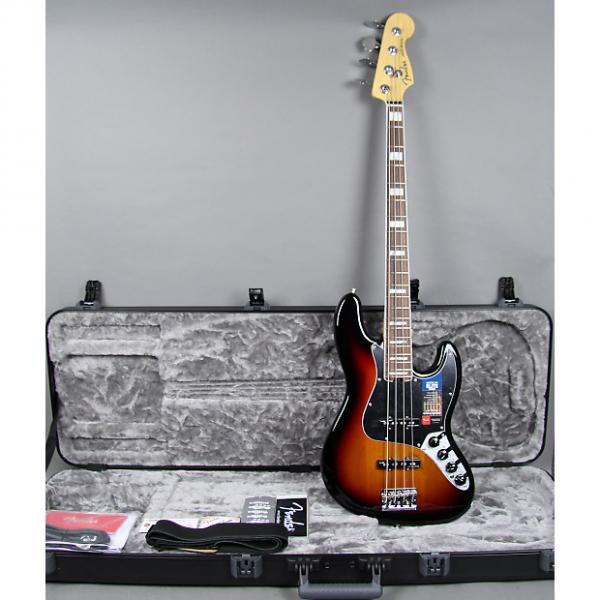 Custom Fender American Elite Jazz Guitar 2016 Sunburst #1 image